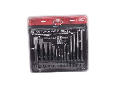 14 PCE PUNCH AND CHISEL SET