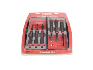 6 PC  PUNCH AND CHISEL SET